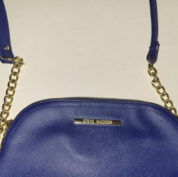 Cobalt Blue Steve Madden Crossover Bag. - Picture 3 of 5